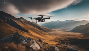 How Drones work? Flying over the mountains