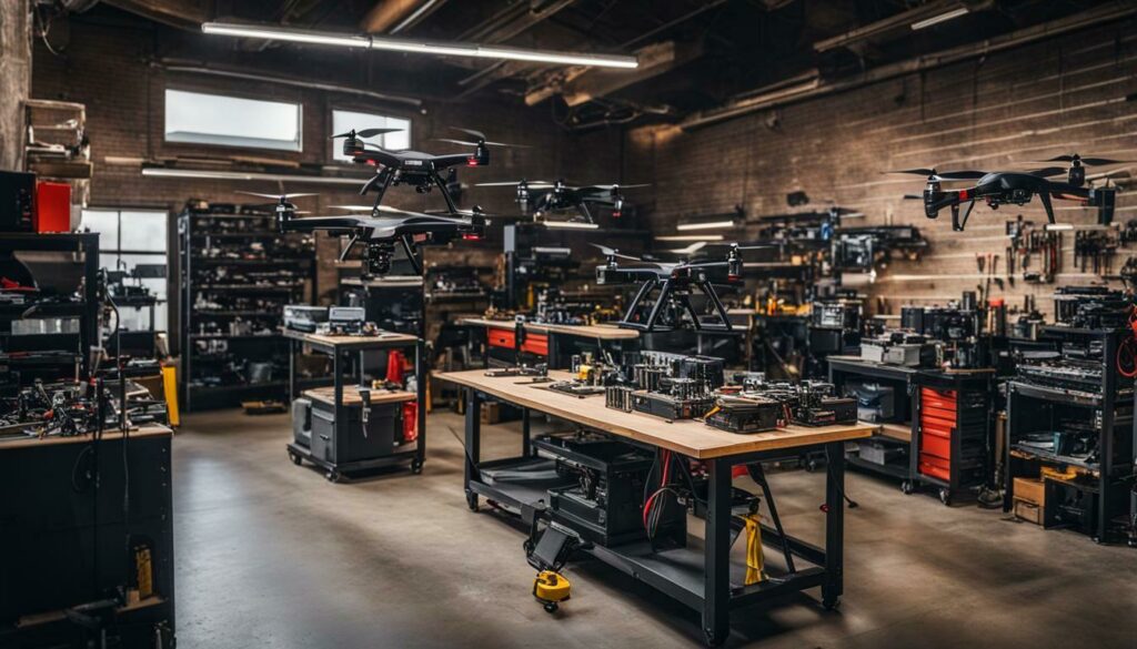 drone repair shop