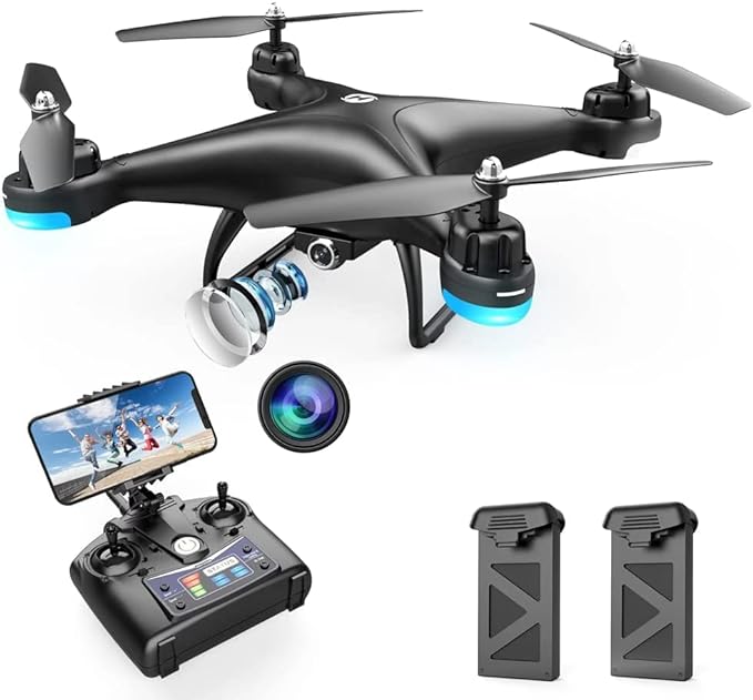 Holy Stone HS110D FPV RC Drone with 1080P HD Camera (2 Batteries)