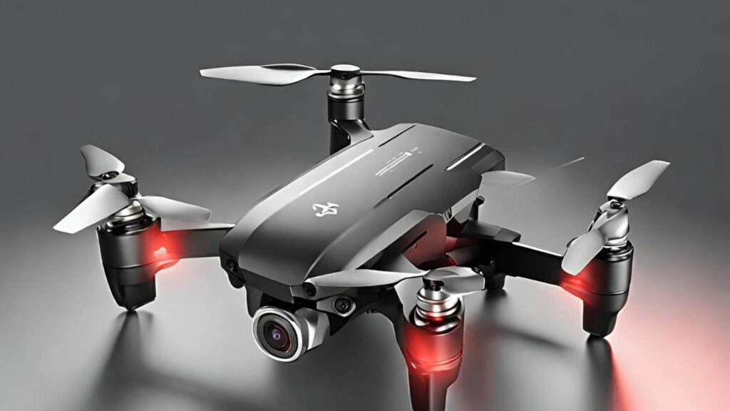 Holy Stone HS710 drone's compact and foldable structure